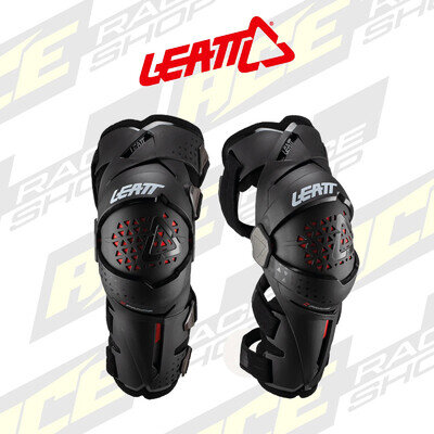 JUNIOR MX LEATT KNEE BRACE GUARD Z-FRAME BLACK PAIR MOTOCROSS & ENDURO