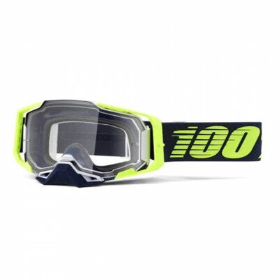 100% Armega Deker Clear Lens Off-Road Motorcycle Motocross MX Goggle 50721