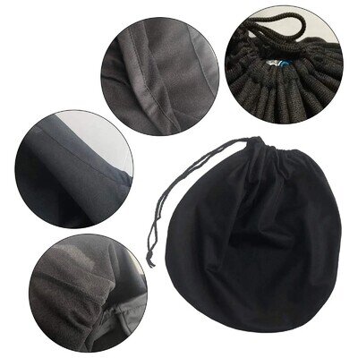 Motorcycle Helmet Universal Protective Drawstring Helmet Bag Black Dust Proof