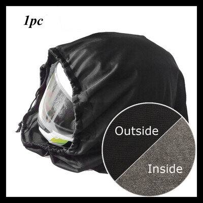 Motorcycle Helmet Universal Protective Drawstring Helmet Bag Black Dust Proof