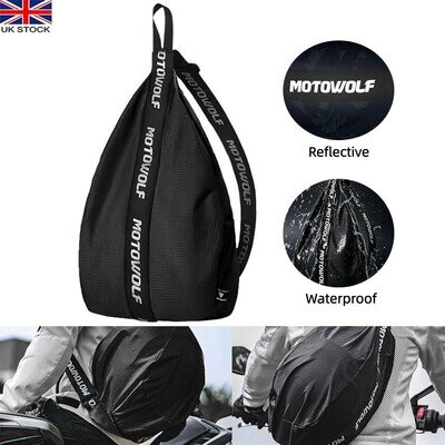 Motorcycle Helmet Bag Motorbike Helmet Reflective Storage Shoulder Bag Backpack