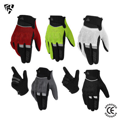 Street Air CE Motorcycle Motorbike Gloves Touchscreen Mesh MTB Motocross Knuckle