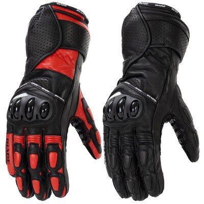 Blade Motorcycle Gloves Long Summer Leather Racing Motorbike Riding Men Women