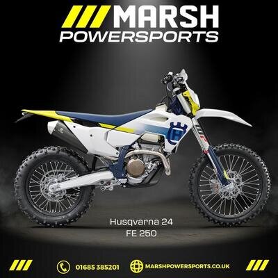 Husqvarna FE250 2024 Model - Husqvarna Dealer - 0% finance! Husqvarna FE250 2024 Model - Husqvarna Dealer - 0% finance!