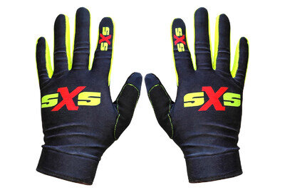 SXS Motorcycle Trials Bike Black Gloves "New On The Market" Size Large FREE P&P