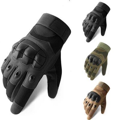 Motorbike Motorcycle Leather Gloves Waterproof Knuckle Thermal Protection winter