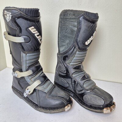 Wulf Motocross Boots EU 39 - UK 6 Mens/Teens Trials Enduro Quad bike MX Boots