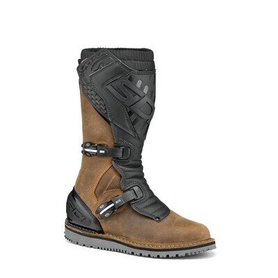 Sidi Trial Zero 2 Trials Motorcycle Boots Tobacco Black