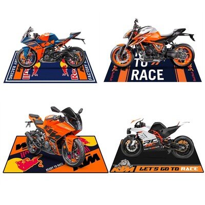 For KTM Motorcycle Motorbike Pit Mat Garage Workshop Showroom Racing carpet