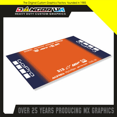 MOTOCROSS BIKE PADDOCK GARAGE PIT MAT FACTORY GO PRO SX