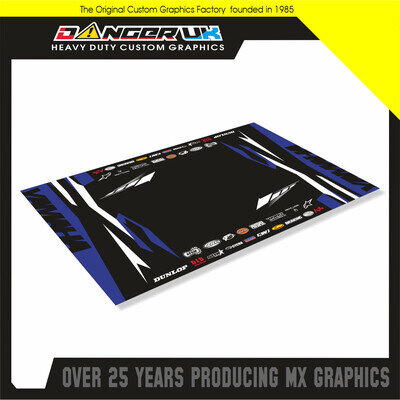 MOTOCROSS BIKE PADDOCK GARAGE PIT MAT FACTORY TEAM YAM YZ YZF WR WRF