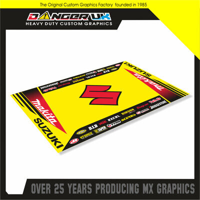 MOTOCROSS BIKE PADDOCK GARAGE PIT MAT FACTORY TEAM MAKITA SUZUKI