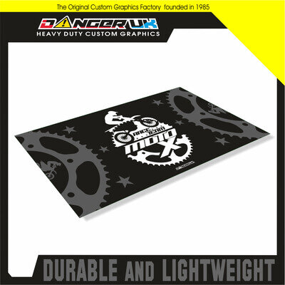 MOTOCROSS ENDURO PIT BIKE FLOOR GARAGE ENVIRONMENTAL MAT MOTO X RACE TEAM