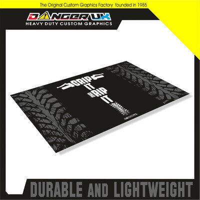 MOTOCROSS ENDURO PIT BIKE FLOOR GARAGE ENVIRONMENTAL MAT GRIP IT AND RIP IT
