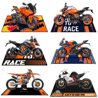For KTM Showroom Racing Mats Motorcycle Carpet Motorbike Pit Garage Workshop Mat