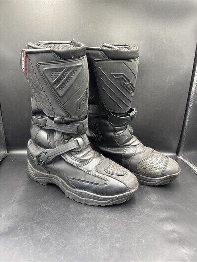 RST Adventure II Waterproof Motorbike Boots Black - UK 10 - Very Good Condition