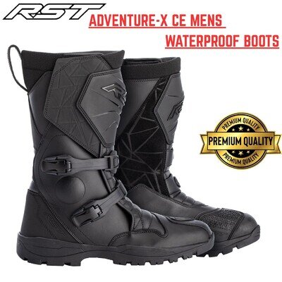 RST Mens Waterproof Boots Adventure-X CE Motorcycle Biker Touring Sports Boot