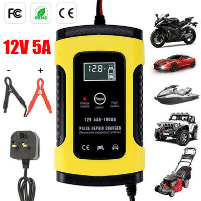 Intelligent 12V Motorbike Fully Motorcycle Battery Charger Automatic Smart UK