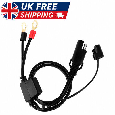 Optimate Genuine 2/3/4/5/6 Charger Weatherproof Fused SAE O1 Connector Lead
