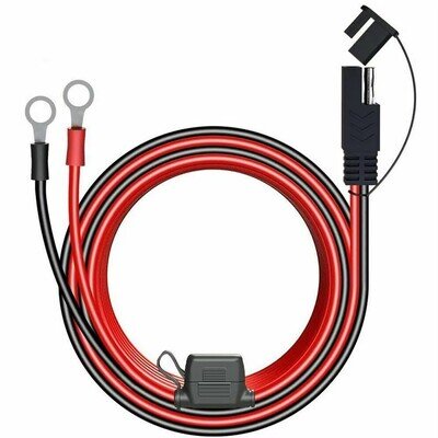 SAE Battery Charger cable lead Terminal Ring Connector Motorbike Motorcycle 12V