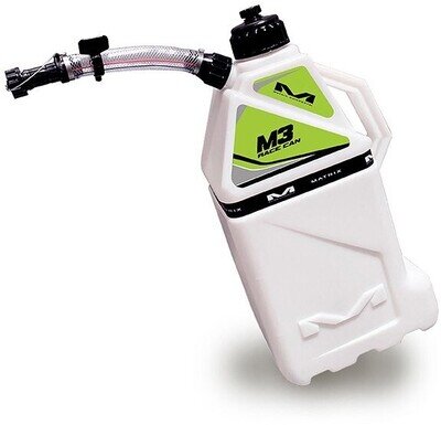 MATRIX CONCEPTS M3 WORKS CLEAR GREEN MX MOTOCROSS ENDURO FUEL CAN