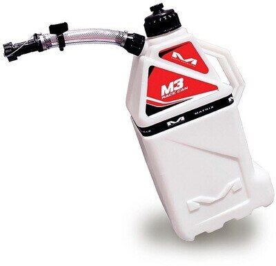 MATRIX CONCEPTS M3 WORKS CLEAR RED MX MOTOCROSS ENDURO FUEL CAN