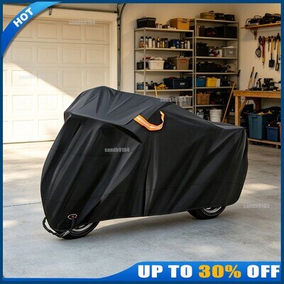 Heavy Duty Waterproof Motorbike Motorcycle Cover Outdoor Rain Dust UV Protector