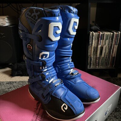 New Eleveit X-Legend Motocross Off-Road Boots blue size 47 uk11.5