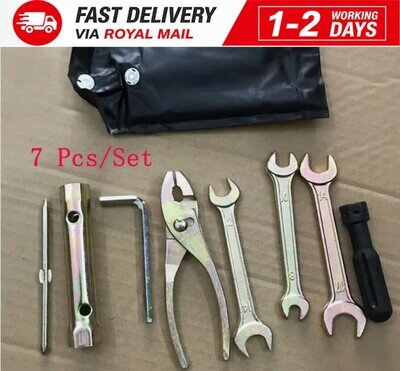 7x Motorcycle Tool Kits Repair Tool For Honda YAMAHA Kawasaki BMW Polaris Suzuki