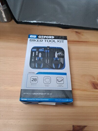OXFORD Biker Tool Kit - Motorcycle Underseat Tool Kit - 28 Piece Set