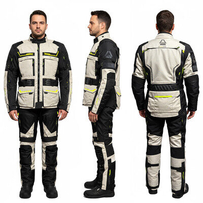 ViPER Motorbike Adventure Suit CE Textile Motorcycle Touring Jacket & Trousers