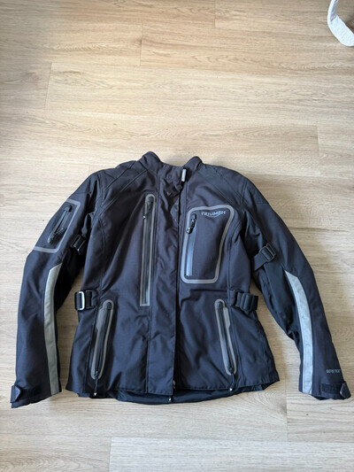 Gore Tex TRIUMPH LADIES SNOWDON GTX MOTORCYCLE JACKET and TROUSERS /PANTS LARGE