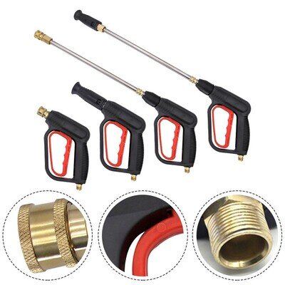 Portable Pressure Washer with Turbo Nozzle for Car and Motorcycle Cleaning