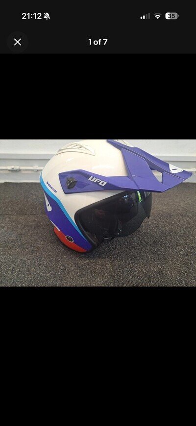 UFO Size S 55-56cm Trials Motorcycle helmet kids