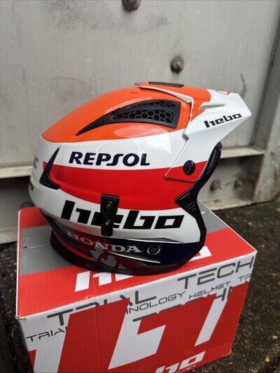 hebo trials Motorcycle zone 4 Team Montessa Repsol Helmet Small