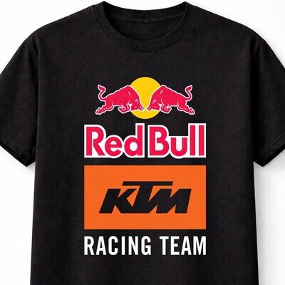 Red Bull KTM Racing Team T-Shirt Motocross Graphic Unisex T-Shirt