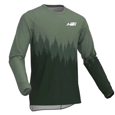 Men’s MTB Jersey Long Sleeve Mountain Bike Shirt Motocross Enduro Offroad Top