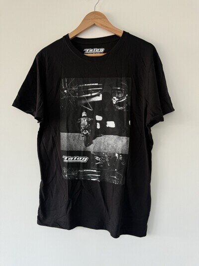 Talon black motocross t shirt size medium