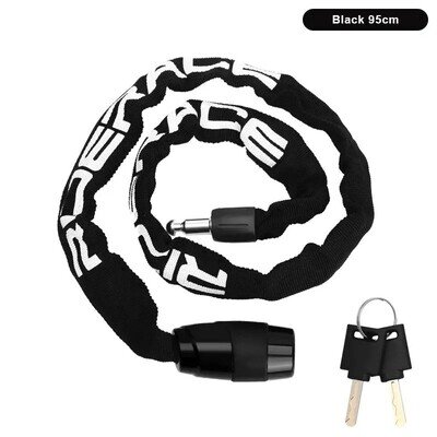 Bicycle Chain Lock Anti Theft Security MTB Mountain Bike Scooter E-Bike 2 Keys