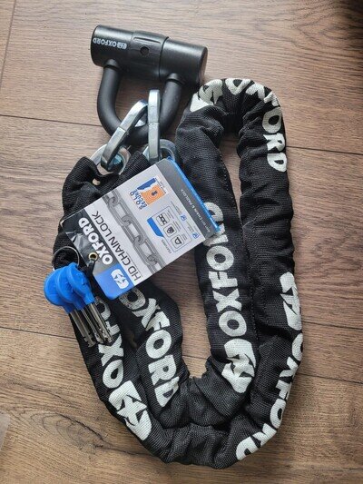 Oxford HD 1.5m Chain and Lock (OF159)