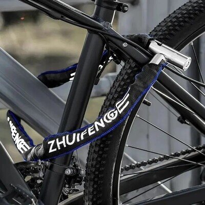 Bike Lock Chain Lock Heavy Duty Bike Bicycle Security Padlock Motorcycle UK