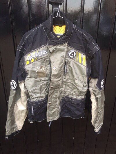 Acerbic Motocross Jacket In Black And Grey Size medium Never Worn