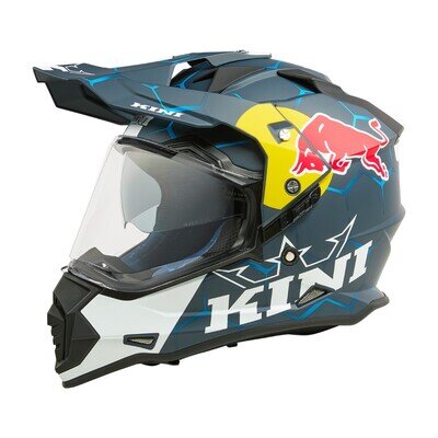 Oneal ADV Kini Red Bull 1 Motorcycle Helmet Adventure Blue White