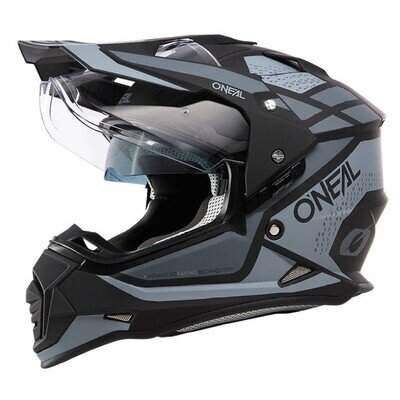 Oneal Sierra II V24 R Adventure Motorcycle Helmet Black Grey