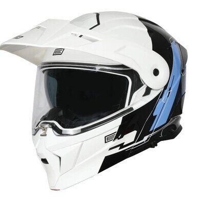 Origine Adventure Cyborg Flip Front Up Motorcycle Helmet - Red/White/Black