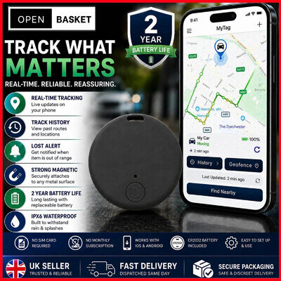 Mini GPS Tracker Device For Kid, Car, Bike, Pet & Key – iOS & Android
