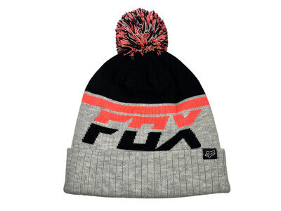 FOX RACING Gray/Pink Warm MOTOCROSS MX WINTER BEANIE Dirt Bike Ski Snowboard Hat
