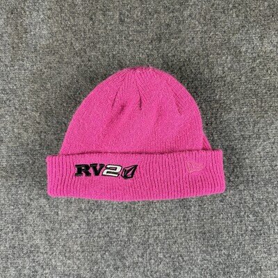 New Era Volcom Beanie OSFA Pink RV2 Ryan Villopoto Motocross MX Vintage Y2K 00s