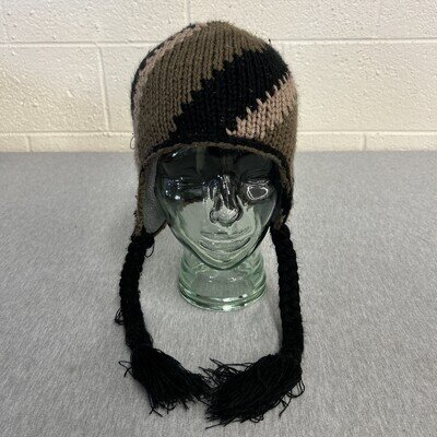 Thor Motocross Tassel Knit Beanie Pom Winter Cap Toque Hat