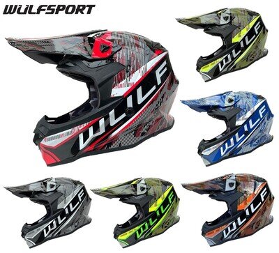 Wulfsport Astral Adults Motocross Helmet Motorcross Off Road MX ATV Quad ECE